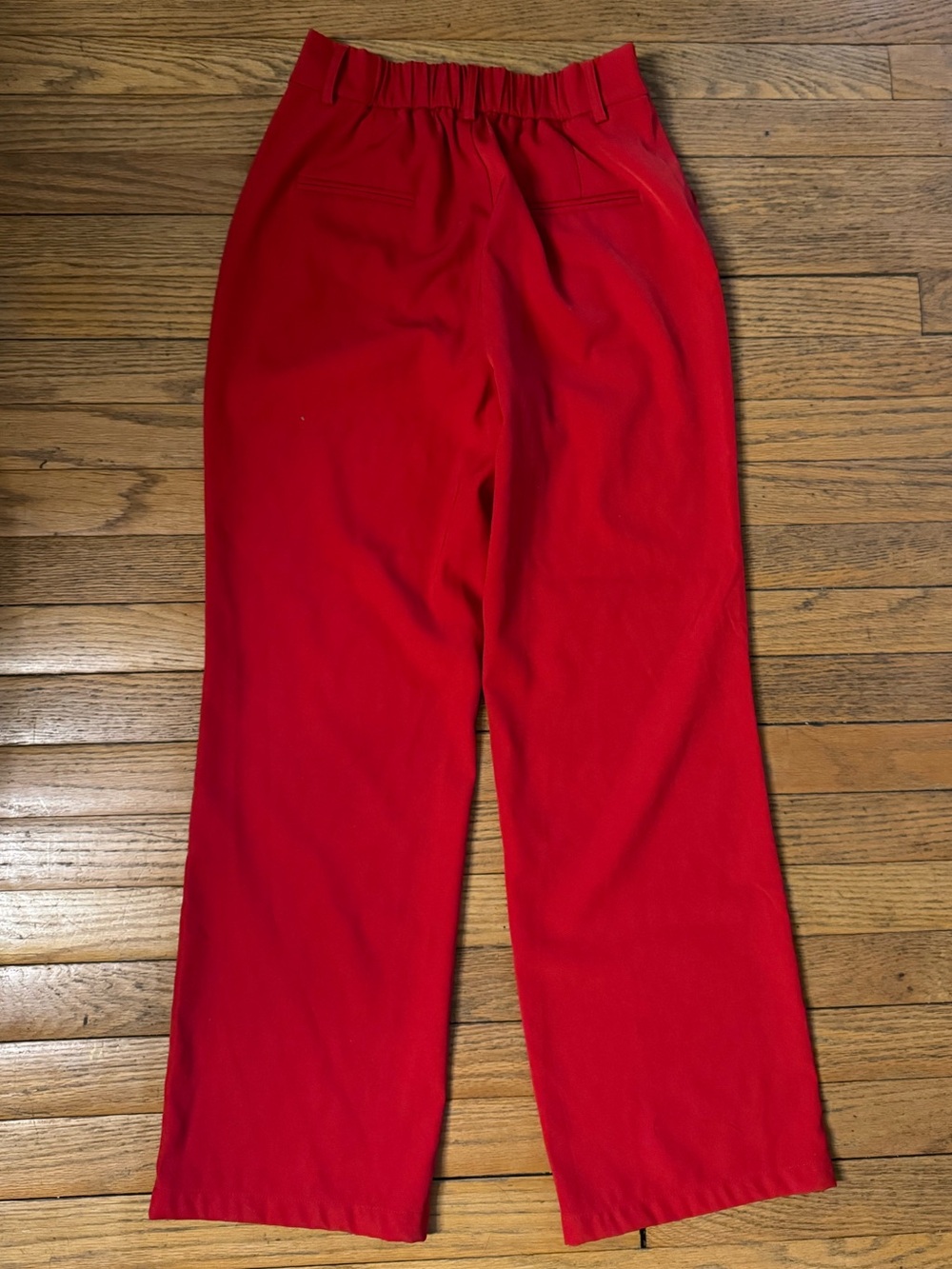Women's XS Pleated Red Pants!